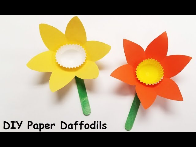 DIY Daffodil Paper Craft For Kids - S&S Blog