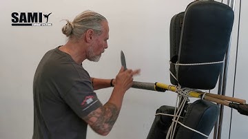 PETER WECKAUF | My Knife Checking Hand training alone (under quarantine)