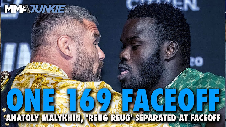 Anatoly Malykhin vs. 'Reug Reug' Faceoff Gets Physical at Press Conference | ONE 169