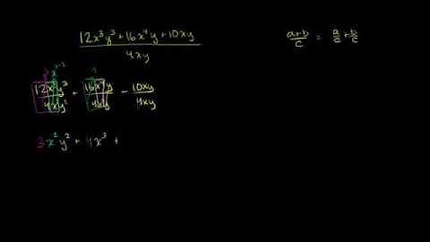 Dividing multivariable polynomial with monomial
