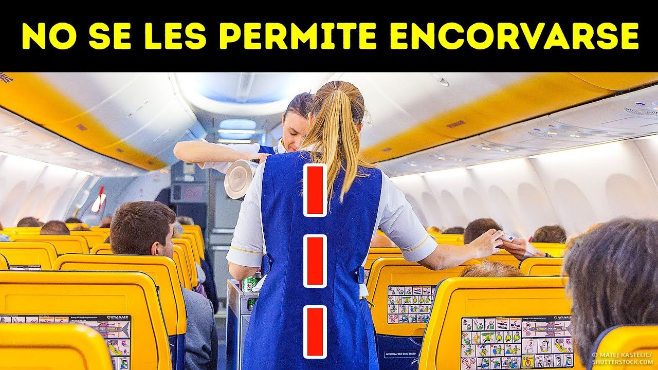 20 cosas que los asistentes de vuelo no pueden hacer en ninguna situación