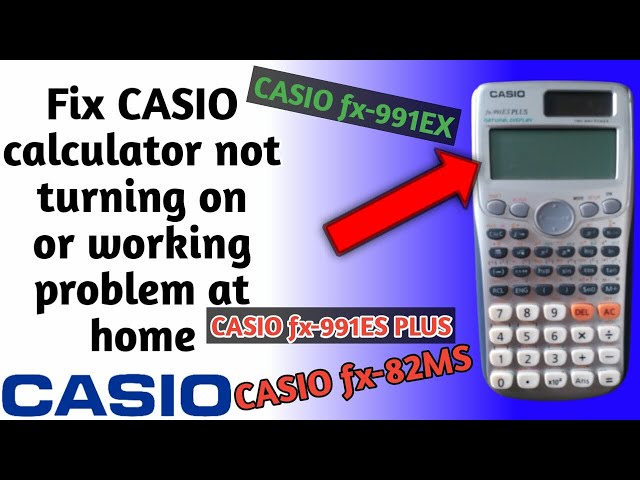 Remplacement de la batterie de la Casio FX-991ES Plus - Tutoriel de  réparation iFixit