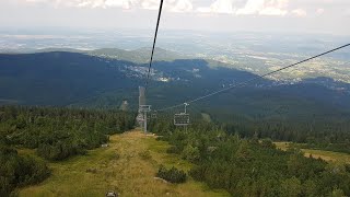 Seilbahnfahrt Kleine Koppe - Schneekoppe - Riesengebirge SCHLESIEN Rundreise 2020
