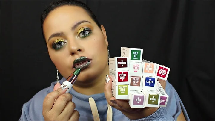 ASMR| Lipstick Application - Jeffree Star Holiday Collection