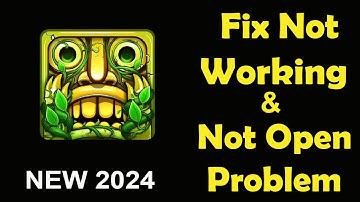 How To Fix Temple Run 2 Not Working | Toon Not Open Problem | PSA 24