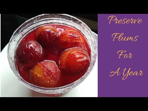 Video: How Easy It Is To Preserve Plums For The Winter