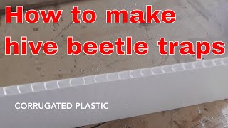 Hive Beetle Traps