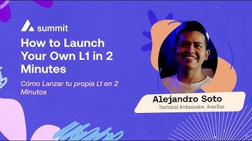 How to Launch Your Own L1 in 2 Minutes I Avalanche Summit LATAM