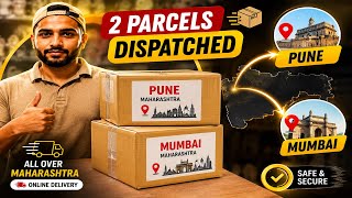     “2 Parcels Dispatched Today 🚚 | Pune &amp; Mumbai Orders ❤️”    “आज फिर बाहर गया हमारा Parcel 😍🚚”
