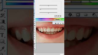 whiten teeth in photoshop #shorts # #tutorial #photoshop