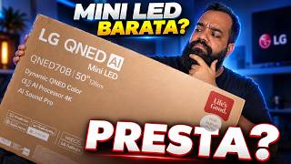 Vale a pena LG QNED70 - Unboxing Completo