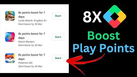 Google Play Points India | 8X Points Boost | Google Play Points