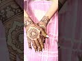 Simple wrist length mehndi design
