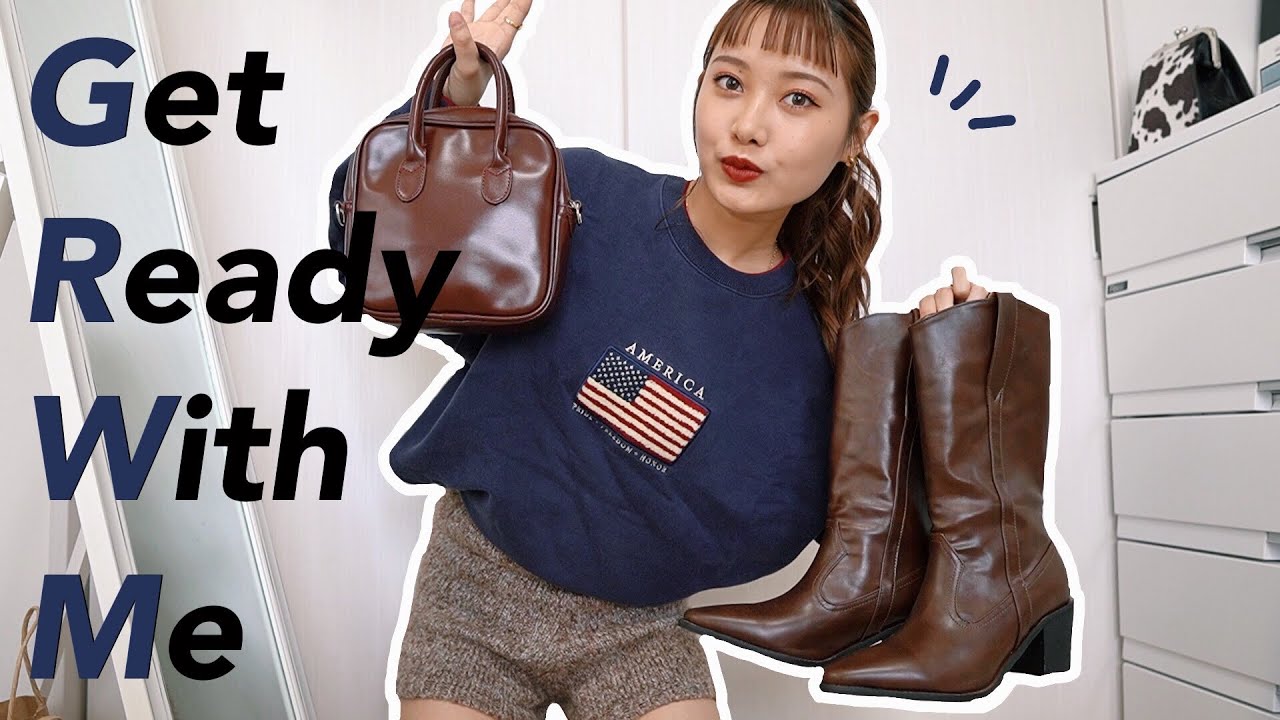【GRWM】なんだかレトロっぽい雰囲気の日の準備。| GET READY WITH ME