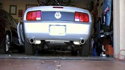 Pypes True Dual Exhaust 09 V6 Mustang