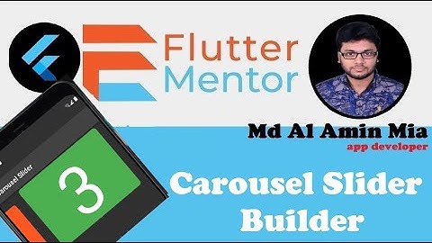 Carousel Slider builder  in flutter bangla | Caousel slider builder | builder slider | carousel |