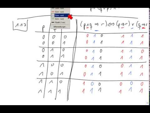 Video: Wie viele Zeilen hat eine Wahrheitstabelle?