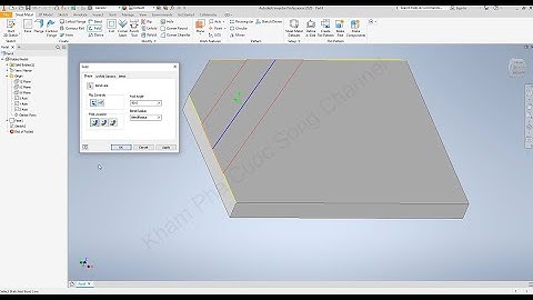 Làm thế nào để trãi tôn tấm trong Inventor Sheet Metal  - Inventor cho người mới bắt đầu