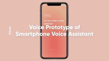 ProtoPie Demo: Voice Prototype of Smartphone Voice Assistant
