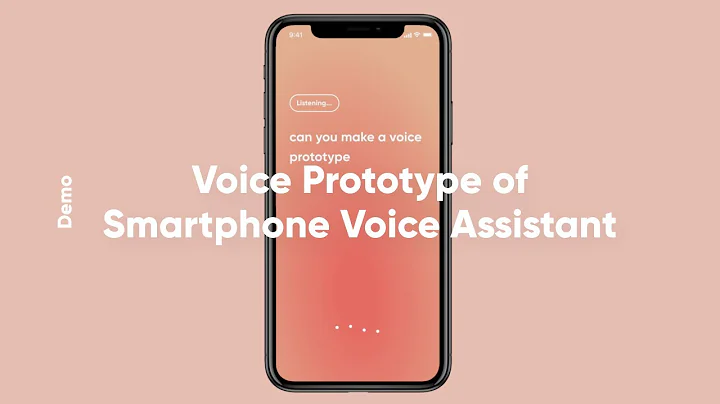 ProtoPie Demo: Voice Prototype of Smartphone Voice Assistant