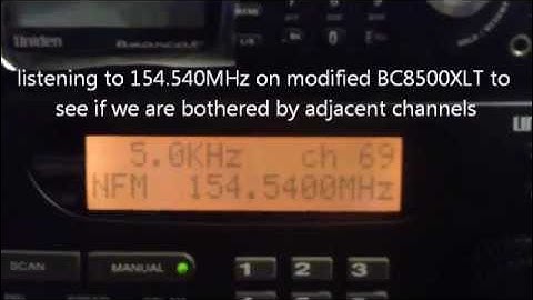 modified Uniden BC8500XLT vs BCD996XT dealing with new narrow VHF adjacent channels