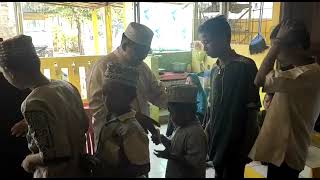 Santunan Yatim Bersama Kyai Muzakir pengasuh Ponpes Tahfidz Yasfi
