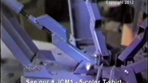 Build Your Own 5 Color T-shirt Screen Printing Machine