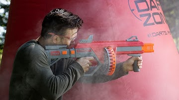 Dart Zone Max Tomcat Ultimate Superdrum Half-Length Foam Dart Blaster