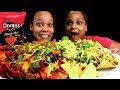 FLAMIN HOT DORITOS NACHOS MUKBANG!