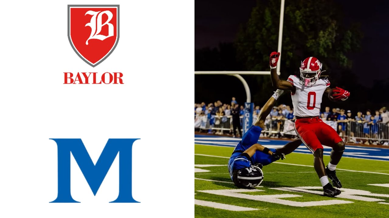 No. 1 Baylor vs No. 2 McCallie Week 7 TSSAA Football (GAME HIGHLIGHTS)