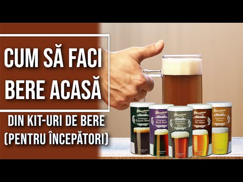 Cum sa faci bere acasa. Super bere facuta acasa din kit-uri de bere. Reteta pentru incepatori