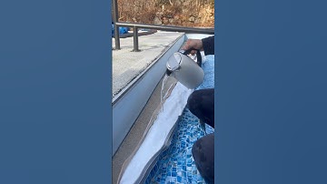 BEST VIEW TO SEE POOL LINER INSTALLED #pool #liner #construction #shorts