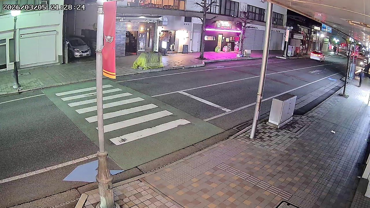 山形県山形市香澄町すずらん通りライブカメラ Yamagata Yamagatashi Live camera.world.cam