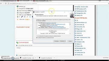 Installation et téléchargement du EasyPHP