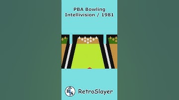 PBA Bowling Gameplay Intellivision #retrogaming #intellivision #pbabowling