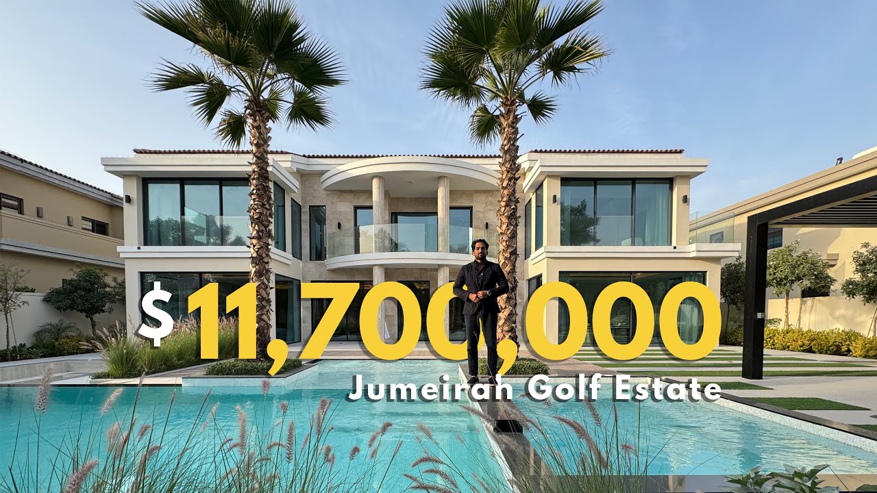 Inside a $11,700,000 Upgraded Golf Course Villa - Jumeriah Golf Estate, Dubai