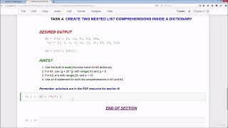 23. List Comprehension Solutions