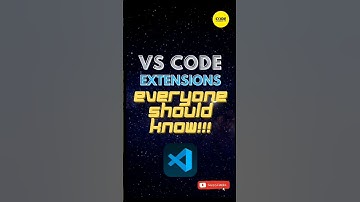 VS Code Extensions Everyone Should Know💯 #shorts #viral #trending #programming #chatgpt #developer
