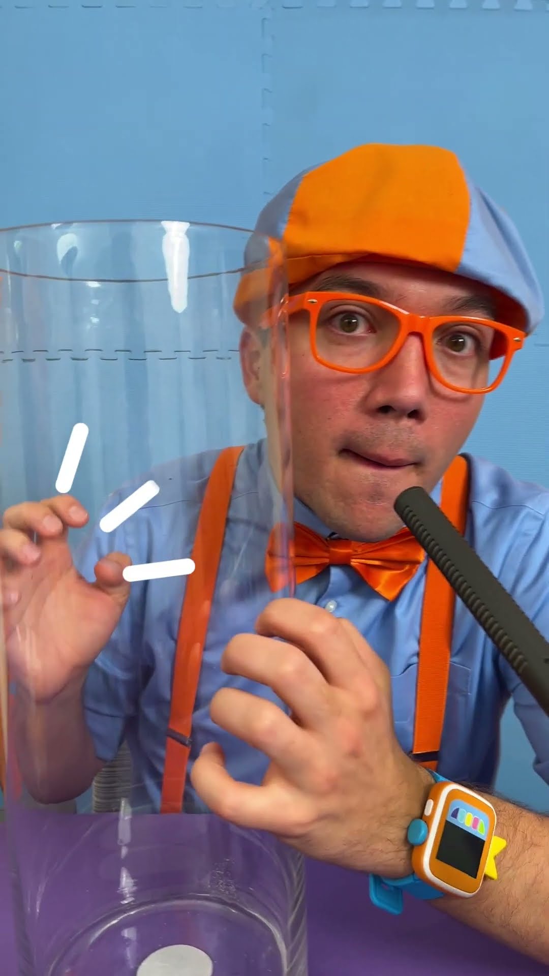 Blippi Tries ASMR! | Blippi Shorts | #shorts #blippi #blippimusic
