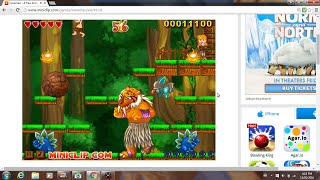 Lets Play Caveman Part 1 Miniclip