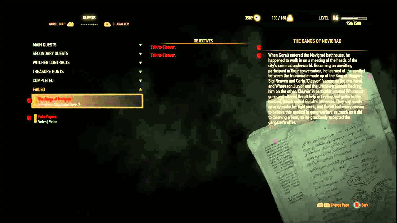 the witcher 3 mission list the witcher 3 mission list