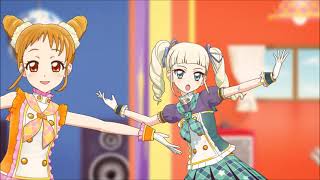 Aikatsu! Ichigo Aoi Ran Otome and Yurika fashion check! Stage 2