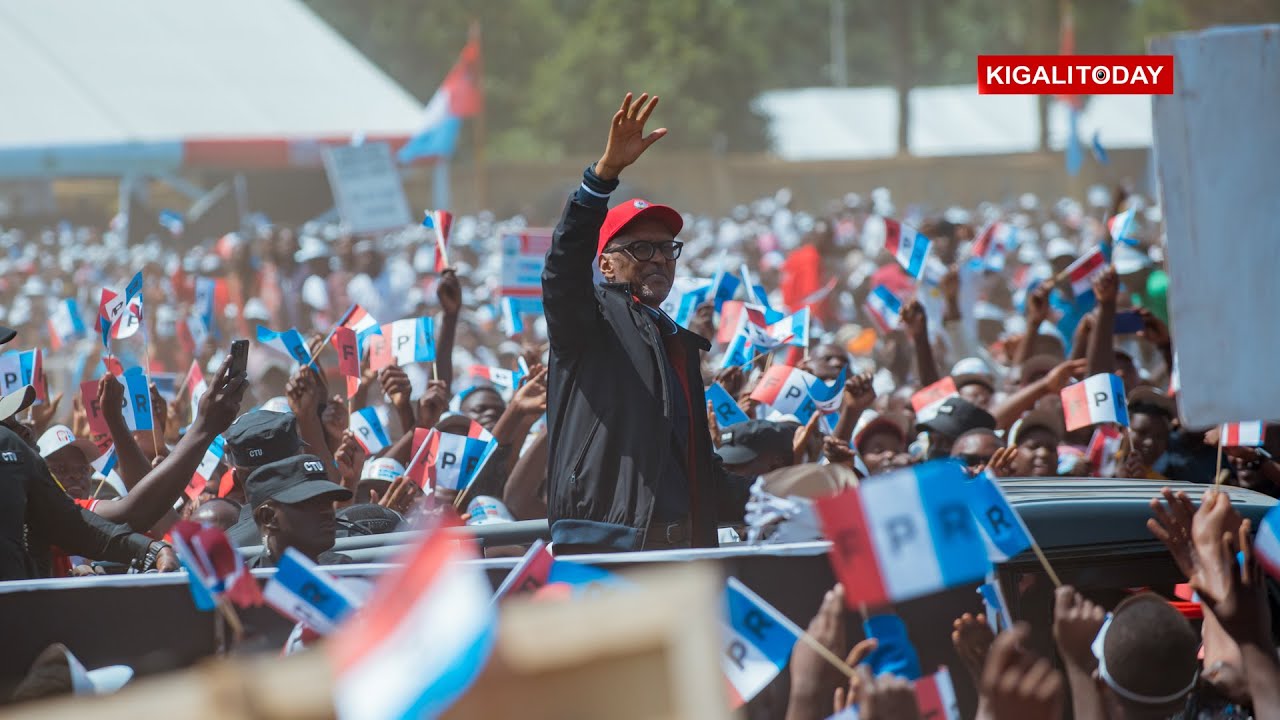 Dore uko Umukandida wa FPR - Inkotanyi Paul Kagame yakiriwe i Rubavu ...