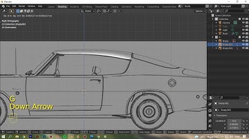 How to Make Plymouth Barracuda 1970 3D Car Using Blender - Part  3