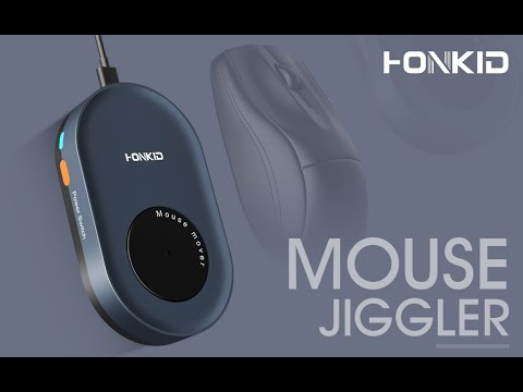 HONKID Undetectable Mouse Mover Jiggler with ON Off Switch and USB Port Drive Free,Mouse Movement
