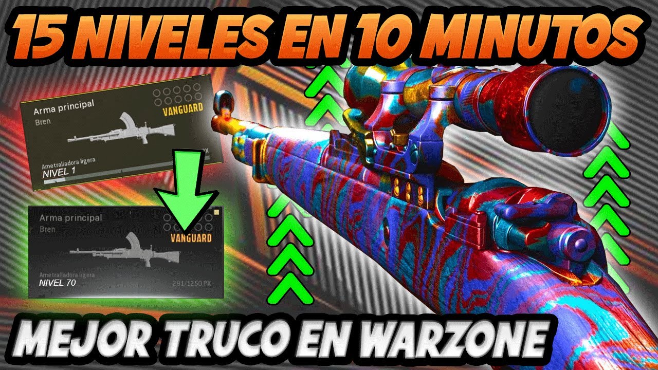 NUEVO TRUCO para SUBIR ARMAS DE NIVEL en WARZONE (FÁCIL Y RÁPIDO)