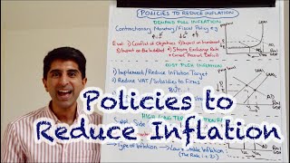Y1 41) Policies to Reduce Inflation (Demand Pull, Cost Push) - With Evaluation