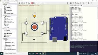 Motor DC with Arduino in SimulIDE