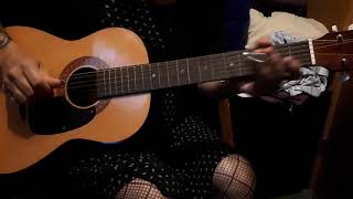 late 1960s winston parlor acoustic guitar slide blues