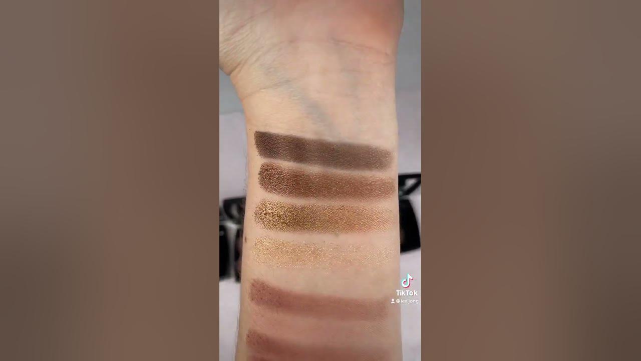 Chanel Tweed Eyeshadow Swatches - All 4! 